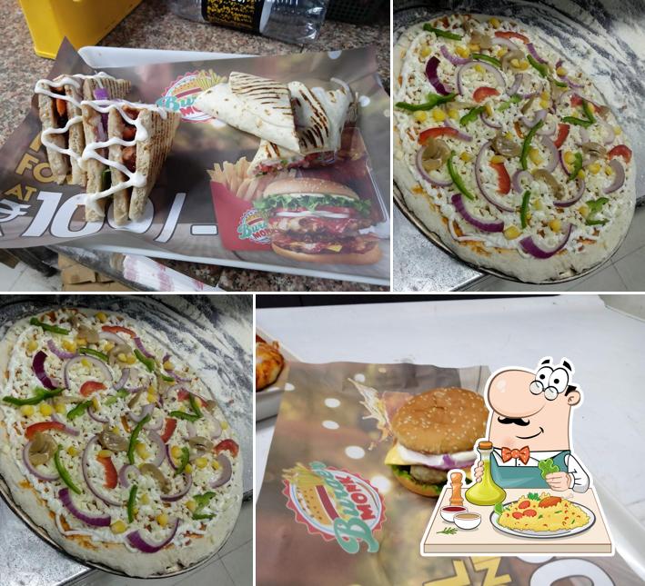 Food at Burger Monk