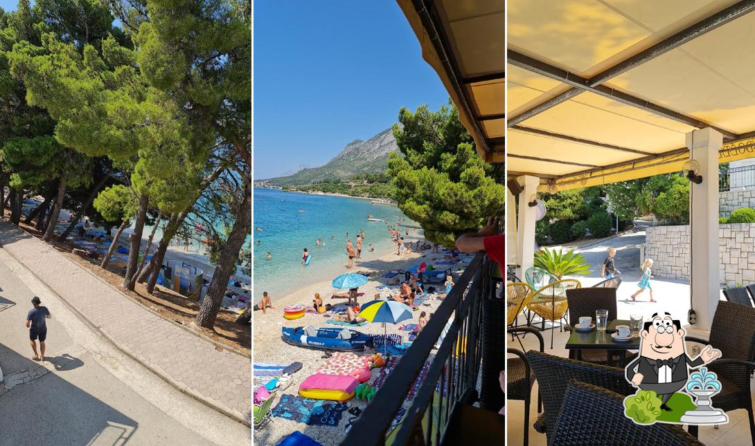 Goditi la vista dall'area esterna di Caffe bar LOLA I MARE