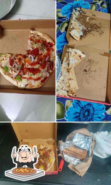Pick pizza at Laziz Pizza