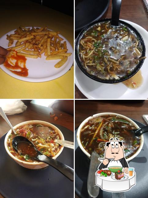 Hot and sour soup at Little Chef
