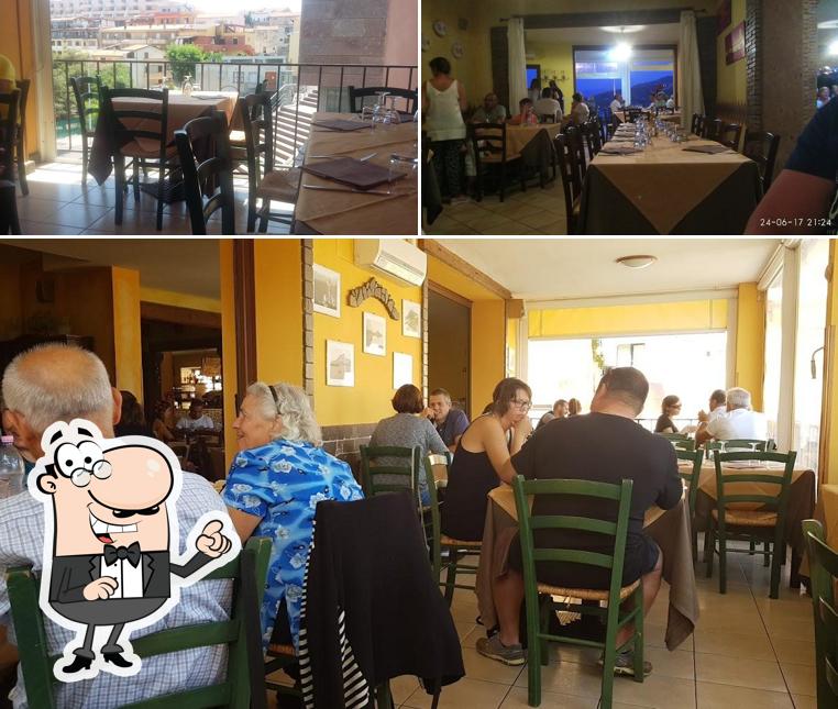 Gli interni di La Trattoria da Maria Giuseppa