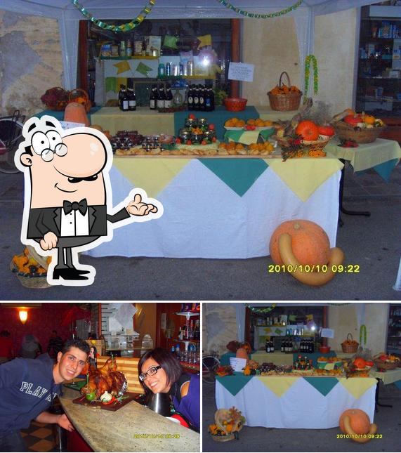 Questa è la immagine che mostra la interni e cibo di GLEMcafè