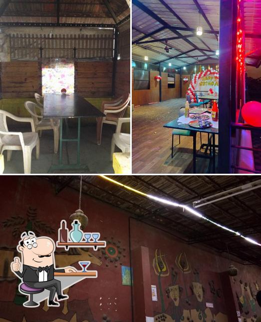 The interior of Karanji Bar and Restaurant