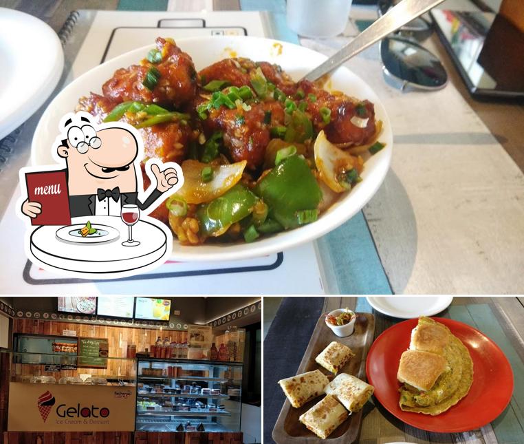 Food at Recharge Cafe