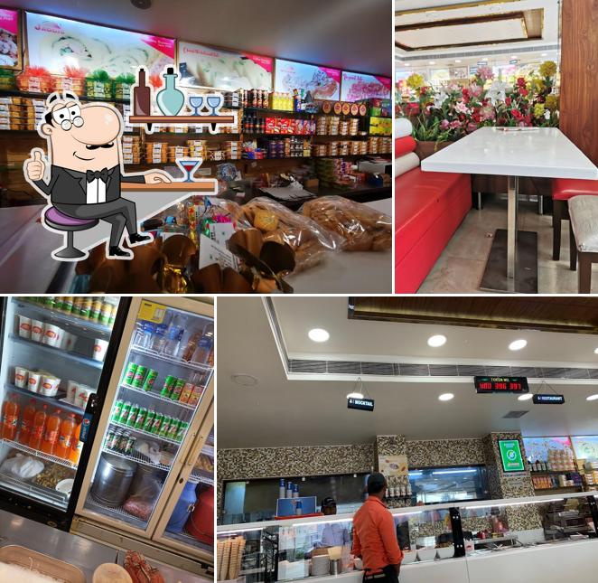 The interior of Jaggi sweets