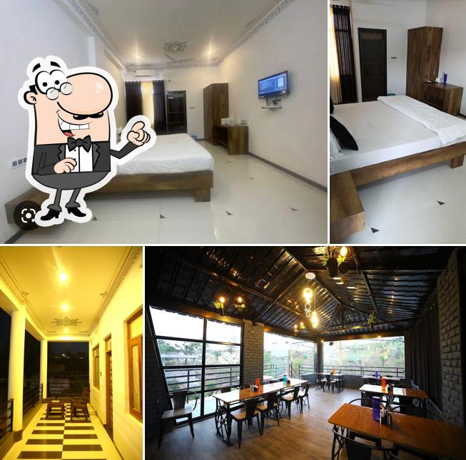 The interior of Shiv Aashray Resort