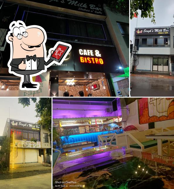 The exterior of Singh's Milk Bar Cafe & Bistro