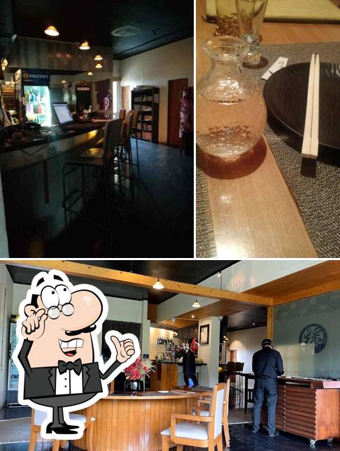 The interior of Harima Japanese Restaurant