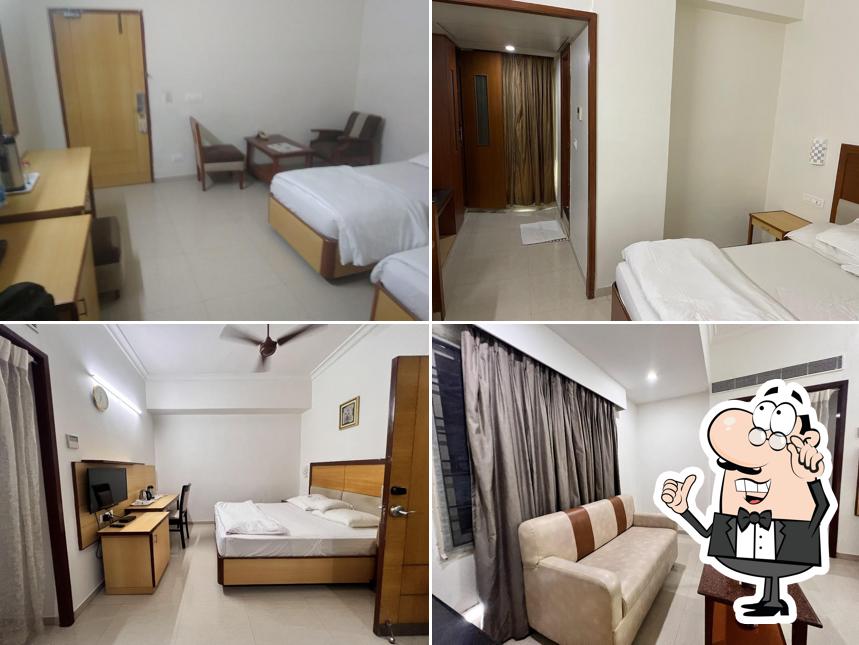 The interior of Hotel Geetha Regency
