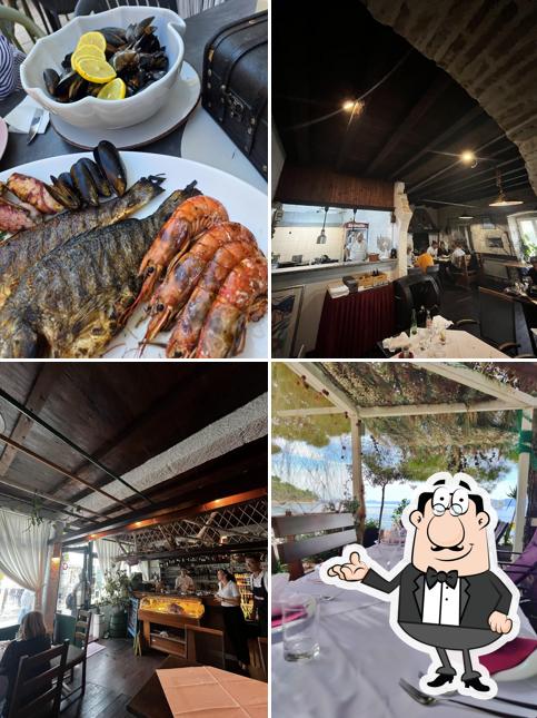 Gli interni di Konoba Bukara