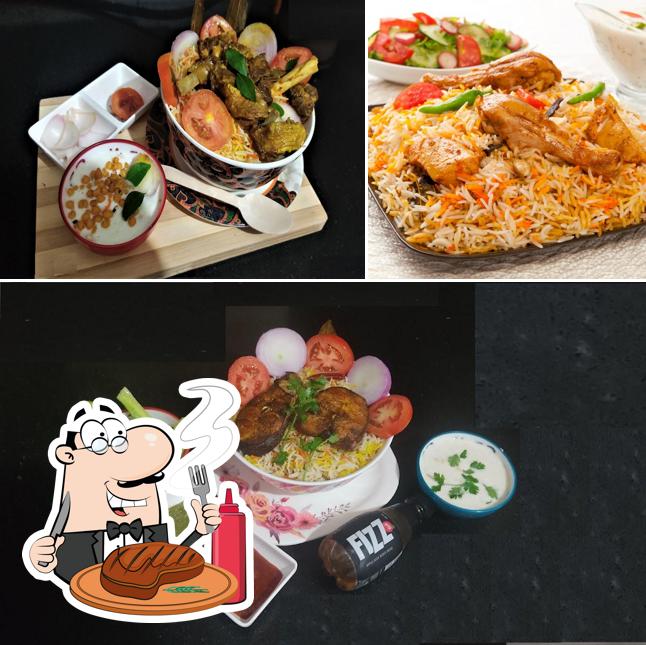 Pick meat meals at Biryani Badshah