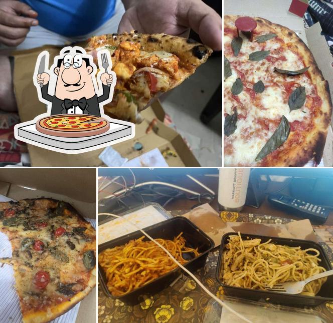At Fat Guy's Kitchen, you can order pizza