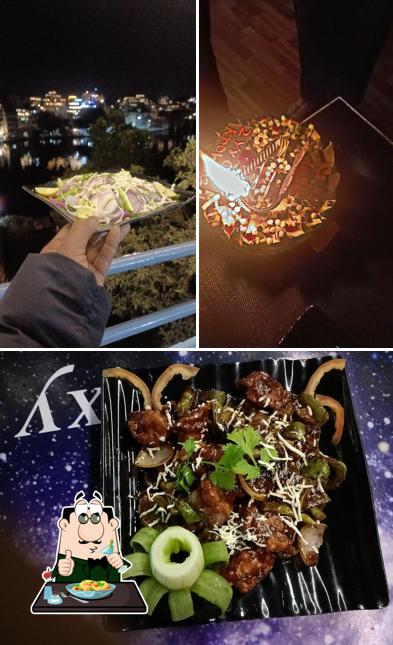 Meals at Galaxy Rooftop Restaurant