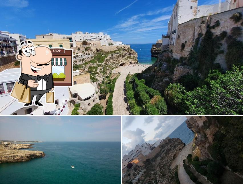 Goditi la vista dagli esterni di Il Cavò al Mare
