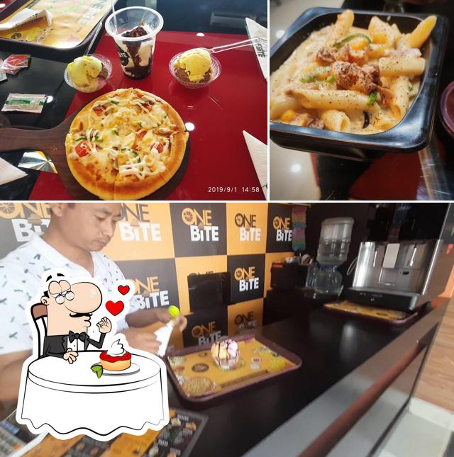 ONE BITE serves a number of desserts