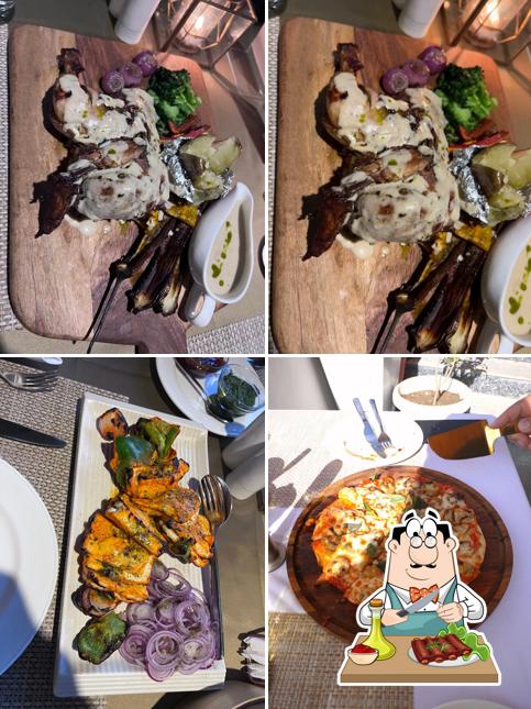 Order meat dishes at Tree of Life Eila Art Hotel, Manali