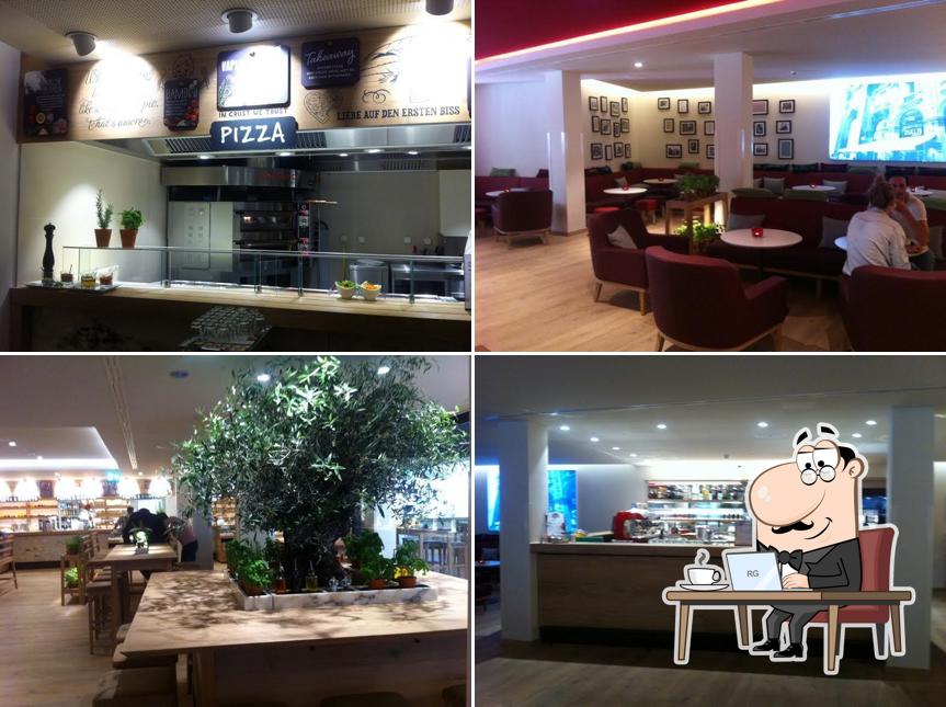 Gli interni di Vapiano