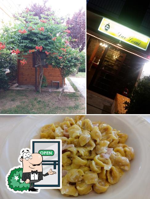 Tra le diverse cose da 2 Leoni si possono trovare la esterno e cibo