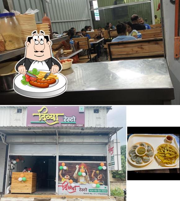The photo of Divya resto’s food and interior