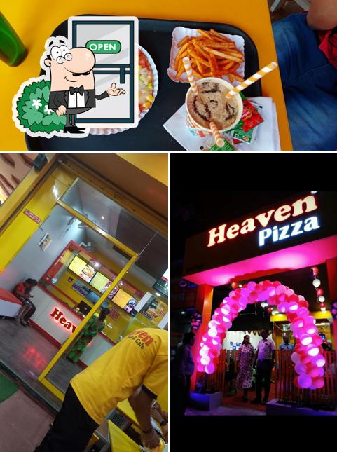 Among different things one can find exterior and food at Heaven pizza&Cafe ichalkaranji