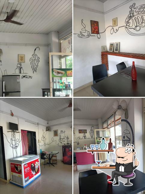 The interior of Hotel Karnoor