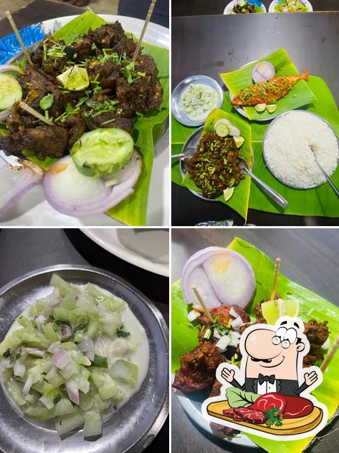 Get meat dishes at Shashi