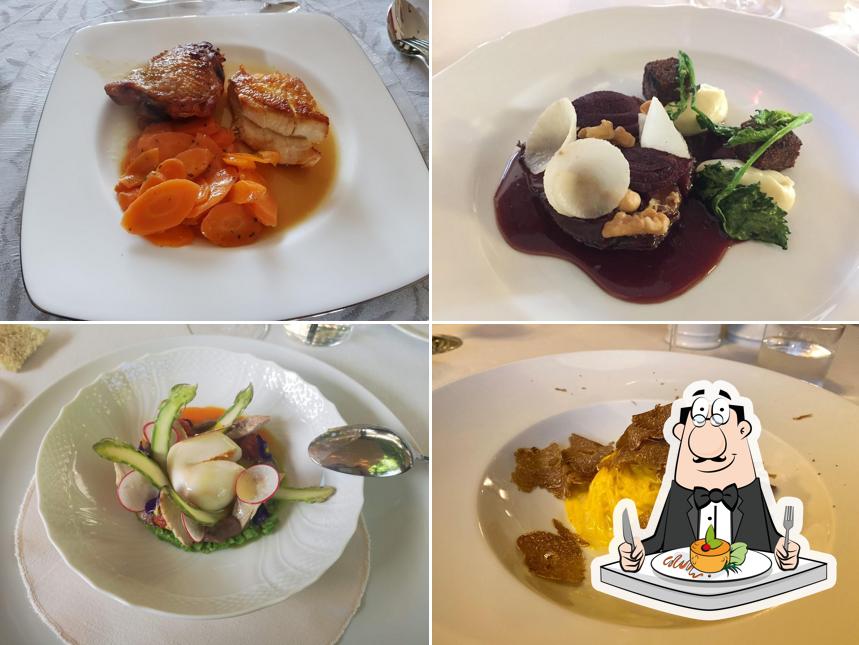 Cibo al Ristorante Antica Corona Reale