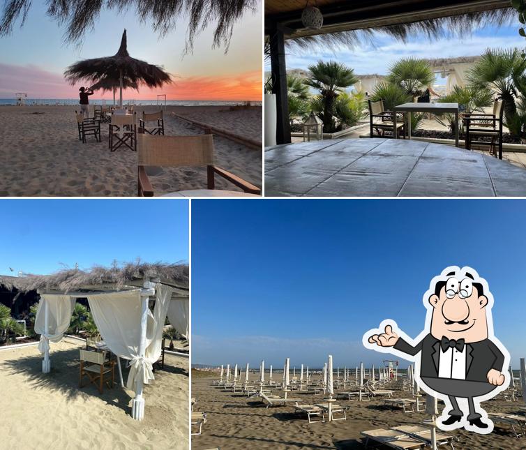 Gli interni di Ristorante La Fiumara Beach