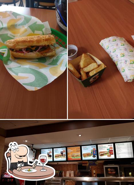 Comida em Subway
