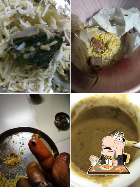 Food at Adil Biryani restaurant