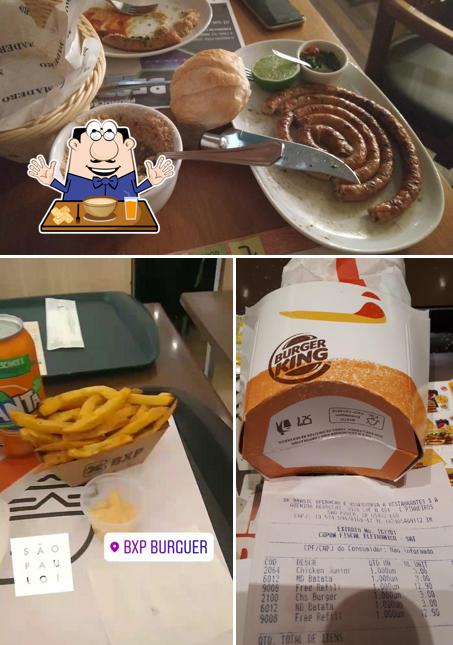 Comida em Burger King