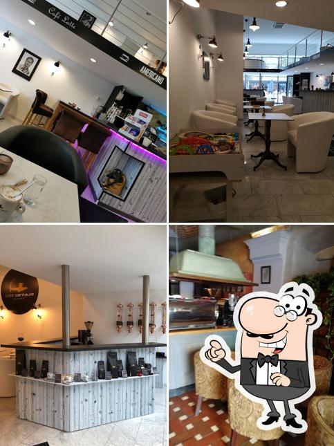 Gli interni di Café Centaure
