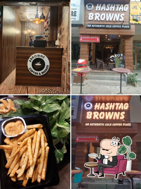 The interior of Hashtag Browns - Coffee & Shakes