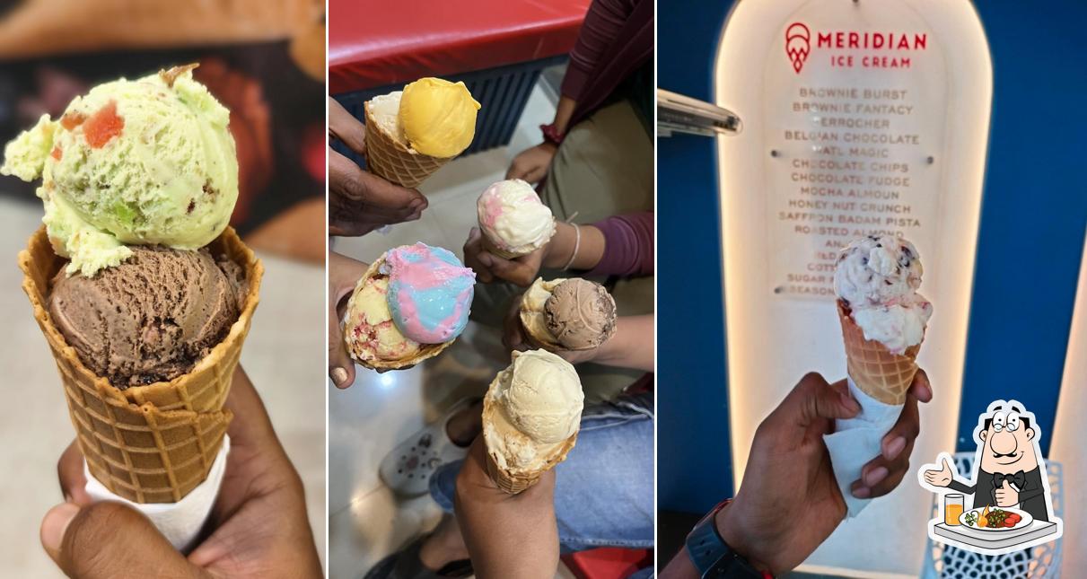 Food at Meridian ice cream