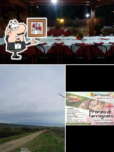 Gli interni di Agriturismo San Francesco Ristorante