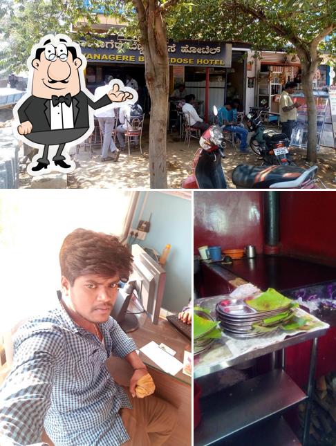 The interior of Anusha Davanagere Benne Dosa