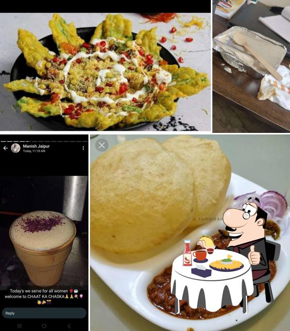 Cheese plate at Chaat ka chaska Jaipur