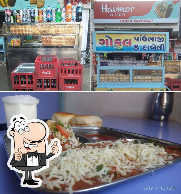 Look at the photo of GOKUL PAV BHAJI AND DABELI