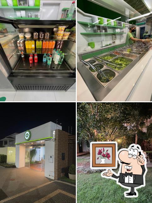 O interior do Green Station - Rio Verde