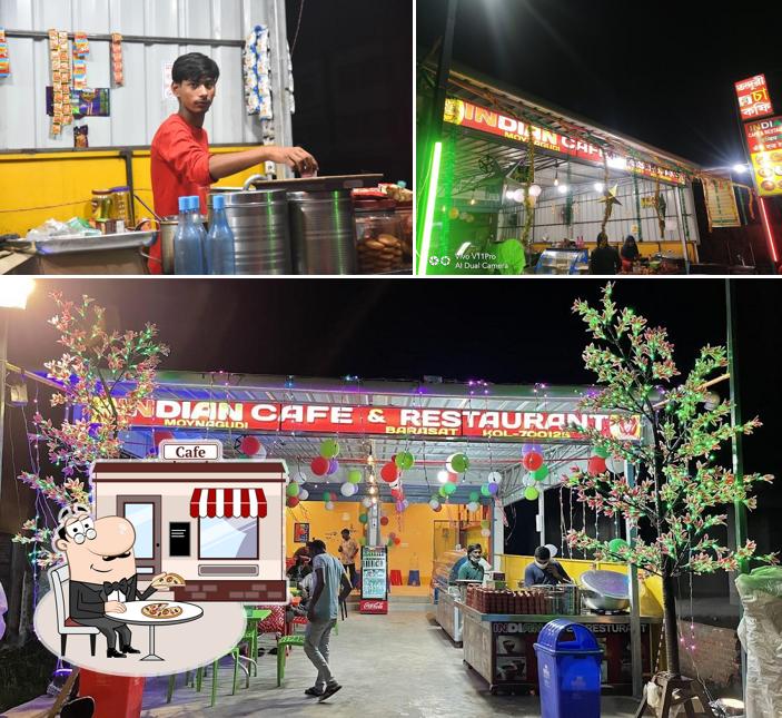 The exterior of INDIAN CAFE & RESTAURANT