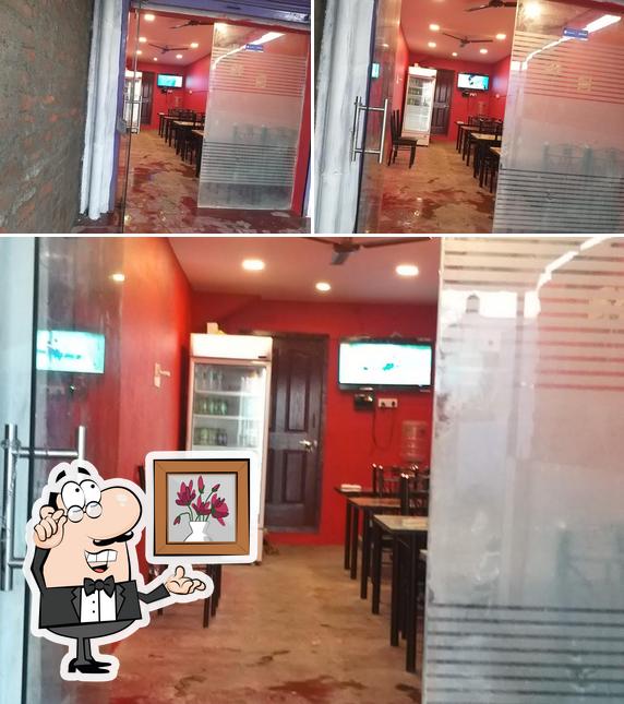 The interior of Intrafriedchicken