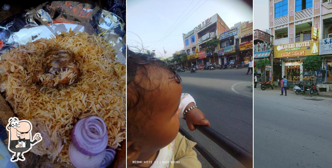 The exterior of Kaveri A/c family restaurant