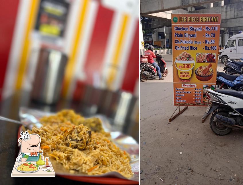 Food at Leg Piece Biriyani