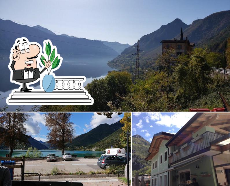 Gli esterni di Ristorante Pizzeria Bar Al Lago