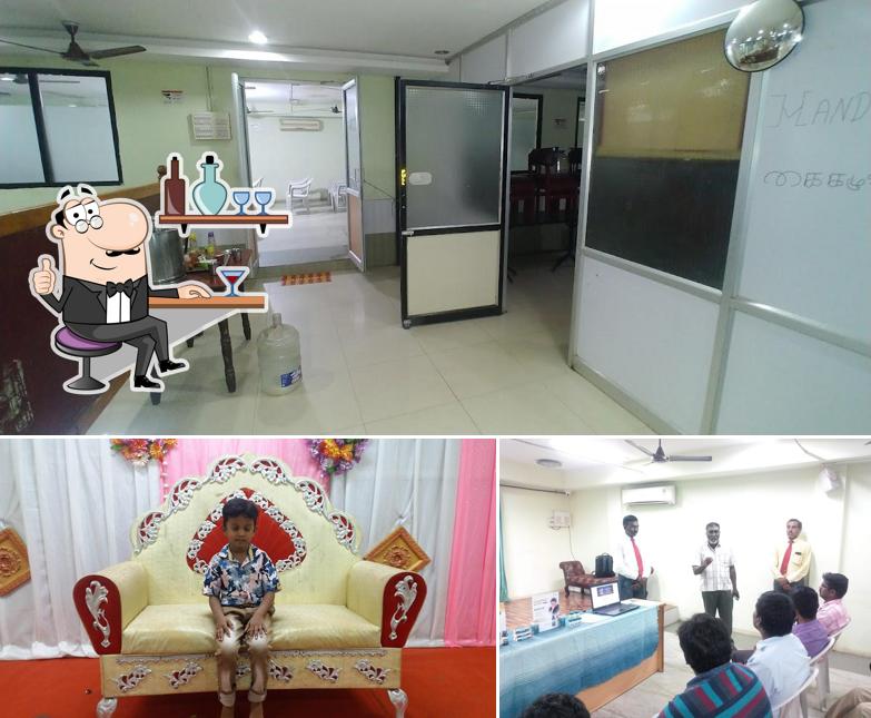 Take a seat at one of the tables at Gadothgaja Restaurant