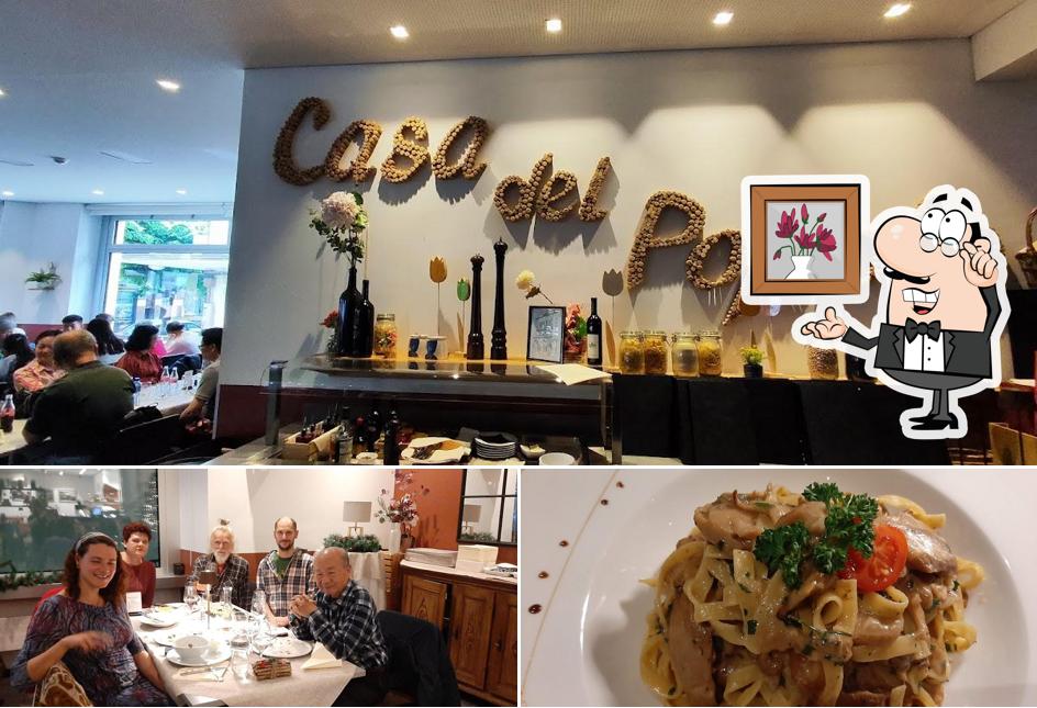 Guarda la foto che mostra la interni e cibo di Ristorante Casa del Popolo
