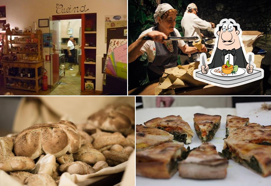 Platti al Pizzeria Bio In un angolo di mondo