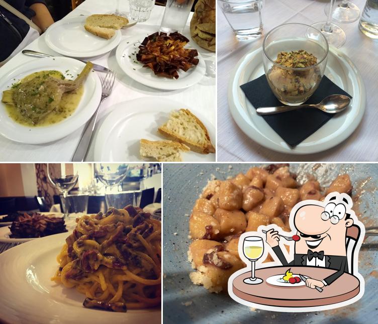 Cibo al BaGhetto Ristorante Kosher-Portico d'Ottavia