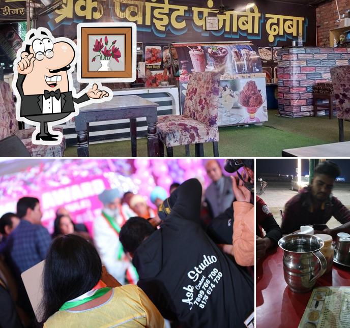 Take a seat at one of the tables at Break Point Punjabi Dhaba