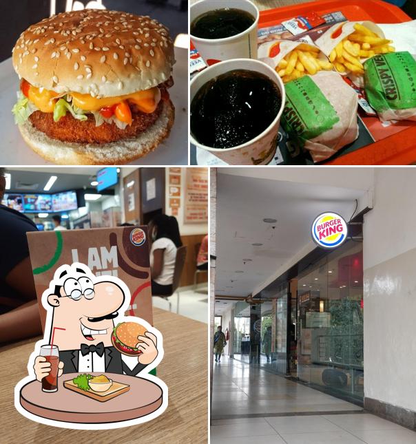 Hamburger at Burger King